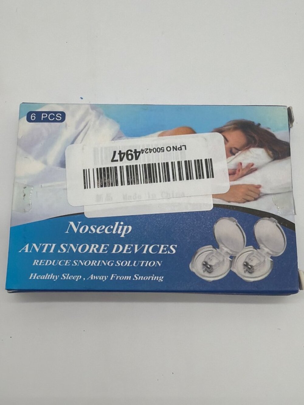 Anti Snore Nose Clip Devices 6 Pcs Snoring Relief Solution For Comfortable Sleep